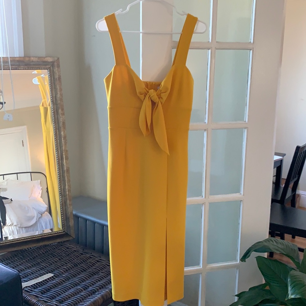 Finders Keepers Yellow Cocktail Dress